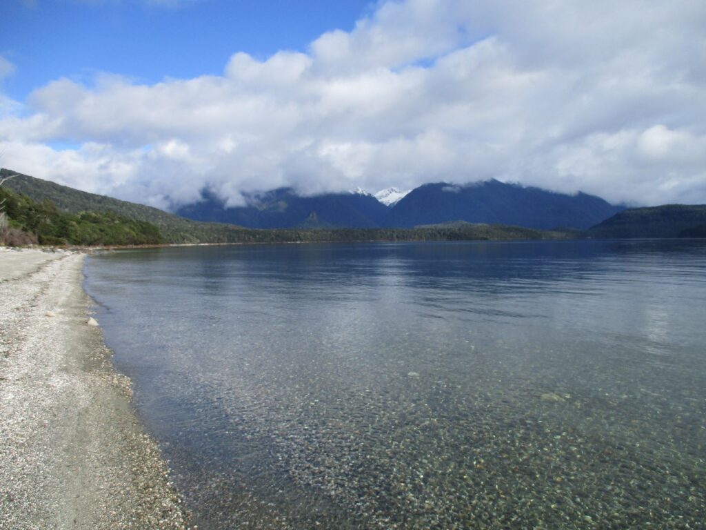 Image of clear water along shoreline of Lake Manapouri