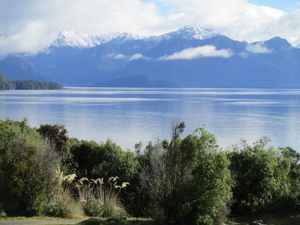 A near-perfect image of Lake Manapouri
